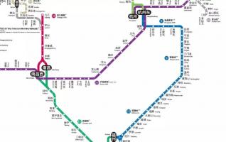 HANGZHOU-NANCHANG-SHENZHEN High-rail Train Travel Map(2016) 
