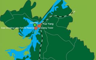 Hunan Yueyang Tourist Map 