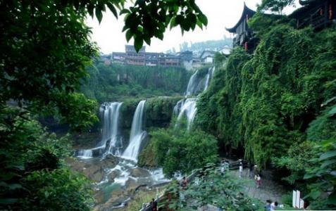 Xiangxi Furong Town Waterfall 