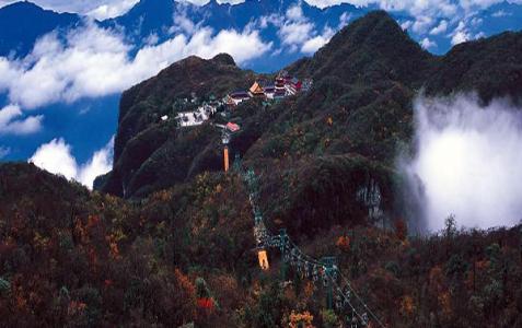 Tianmenshan Forest sightseeing cable car 