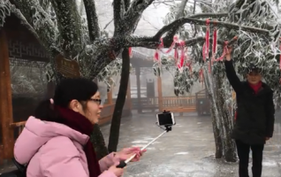 Zhangjiajie a white wintry wonder after cold front